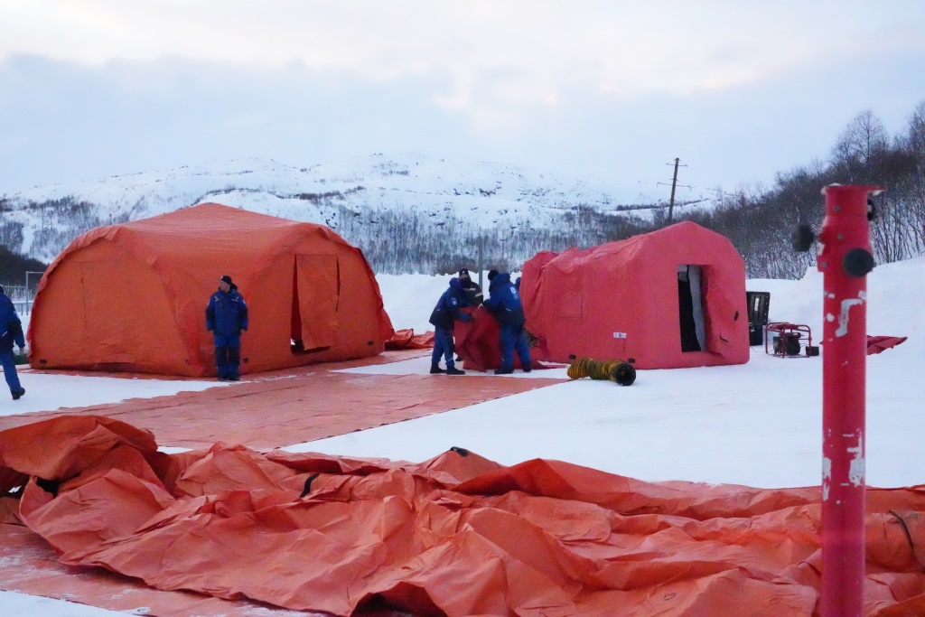Сбор полевого лагеря АСФ МФ АТЦ Росатома