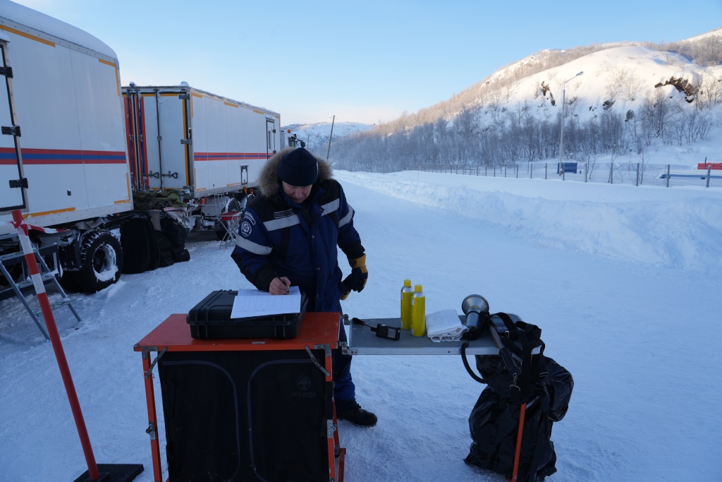 Пост радиационного контроля Мурманского филиала АТЦ Росатома