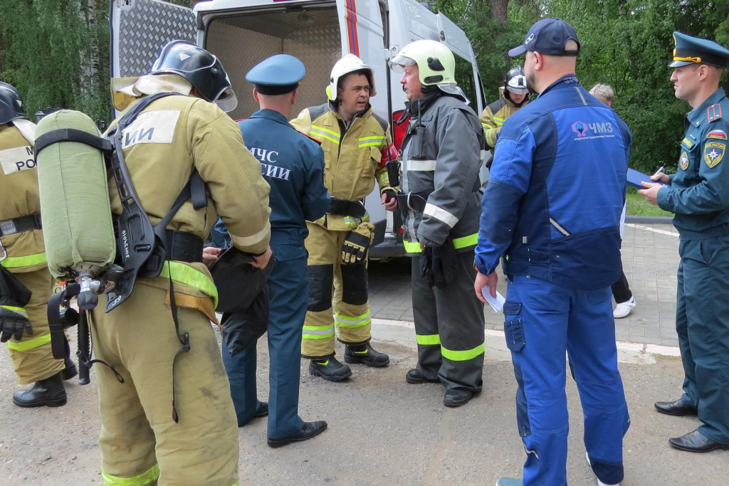 Глазовский филиал: участие в пожарно-тактическом учении