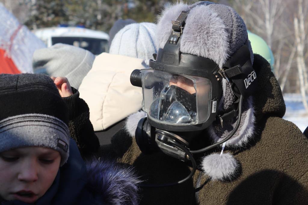 Полнолицевая маска спасателя