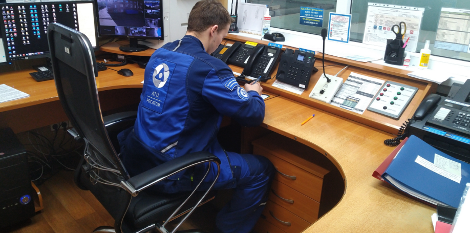 Работа дежурного диспетчера Глазовского филиала АТЦ Росатома