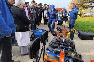 Учения аварийно-спасательных сил Нововоронежского филиала в Севастополе 