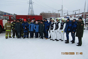 Участие АСФ Глазовского филиала в противопаводковой объектовой тренировке 