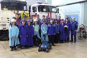 Технический тур для детей-школьников сотрудников АО "ЧМЗ" в Глазовском филиале 